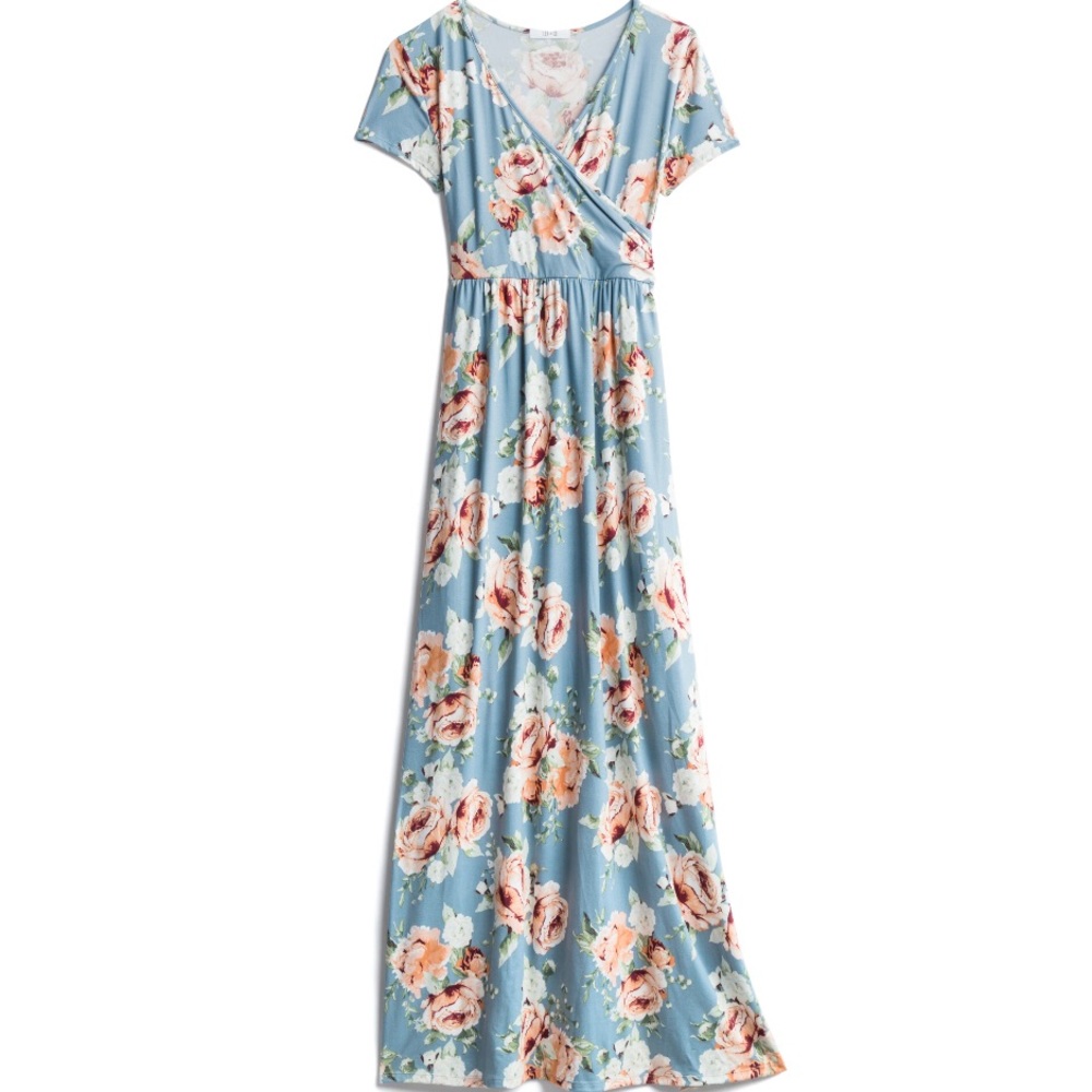 Maternity Cross Front Maxi Dress